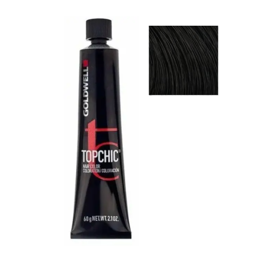 Стойкая профессиональная краска для волос - Goldwell Topchic Hair Color Coloration 4В (Коричневый "Гавана")
